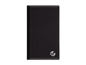 Kalendermärkmik Miniboss PÄEV, spiraalköide, plastkaaned (MUST) 00266/40097