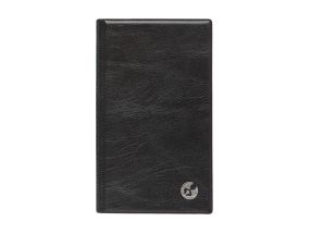 Calendar notebook Miniboss DAY, spiral binding, plastic covers (BLACK) 00266/40097