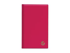 Calendar notebook Miniboss DAY, spiral binding, plastic covers (PINK) 00266/41130