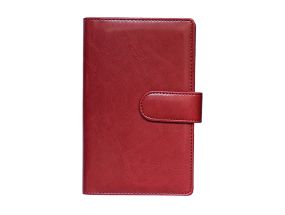 Calendar notebook Miniboss DAY, spiral bound, LUX covers (DARK RED) 00267/40099