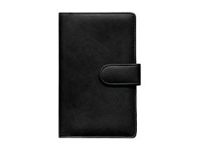 Calendar notebook Miniboss DAY, spiral binding, LUX covers (BLACK) 00267/40273