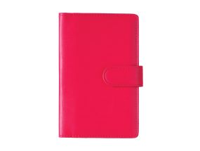 Calendar notebook Miniboss WEEK, spiral binding, LUX covers (PINK) 00264/40116