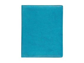 Book calendar Boss A5, horizontal division, spiral binding Comfort cover (TURQUOISE) 00050/41144