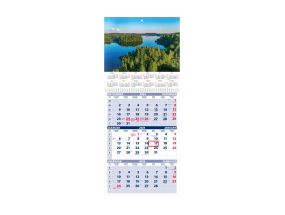 Wall calendar TRIO, open size 297x630mm (PICTURE no. 2) 00321/40220