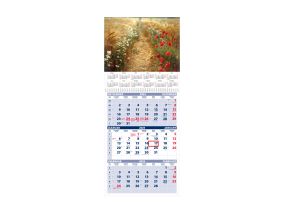 Wall calendar TRIO, open size 297x630mm (PICTURE no. 3) 00321/40221