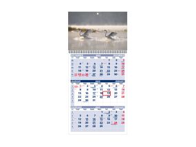 Wall calendar TRIO, open size 297x630mm (PICTURE no. 4) 00321/40222