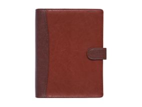 Time-Master kalender Manager A5 (70mm) NÄDAL, kunstnahk (PRUUN) 00700/40369