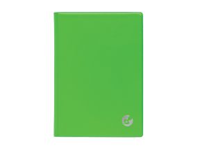 Book calendar Boss A5, horizontal division, spiral bound plastic cover (LIGHT GREEN) 00032/40338