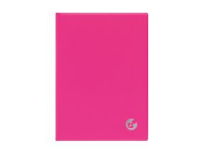 Raamatkalender Boss A5, NÄDAL vertikaal, spiraalköide, plastkaaned (ROOSA) 00039/40340