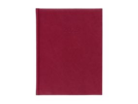 Book calendar WEEK A4 vertical, hardcover (DARK RED) 00065/40353