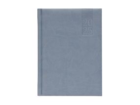 Book calendar DAY A5, hardcover, artificial leather (DUTY BLUE) 00034/40358