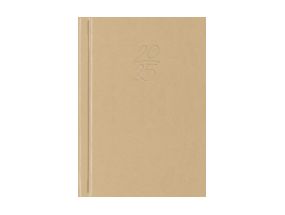 Book calendar Calendar notebook A6 DAY, synthetic leather (DARK PINK) 00029/40359