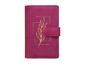 Calendar notebook Miniboss WEEK, spiral binding, FASHION covers (BLACK/RED) 00075/40363
