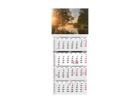 Wall calendar QUATTRO, open size 297x760mm (PICTURE no. 6) 00322/40494