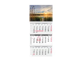 Wall calendar TRIO EXTRA, open size 297x640mm (PICTURE no. 12) 00319/40516