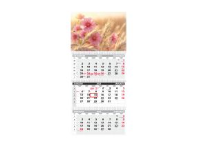 Wall calendar TRIO EXTRA, open size 297*640mm (PICTURE no. 5) 00319/40509