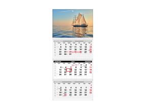 Seinakalender TRIO EXTRA, avatud mõõt 297*640mm (PILT nr. 14) 00319/40518