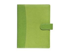 Book calendar Week A5 UNIVERSAL, spiral binding, LUX covers (OLIVE GREEN) 00067/40860