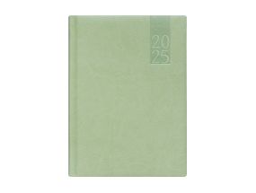 Book calendar WEEK A5, vertical, hardcover, (LIGHT GREEN) 00040/40417