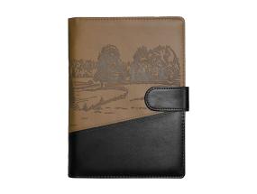 Raamatkalender Boss A5 PÄEV, spiraalköide, FASHION kaaned (MUST/PRUUN) 00070/40384