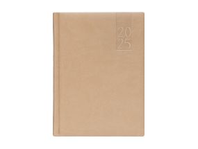 Book calendar WEEK A5, horizontal, hardcover, (BEIGE) 00030/40388