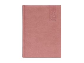 Book calendar WEEK A5, vertical, hardcover, (OLD PINK) 00040/40389