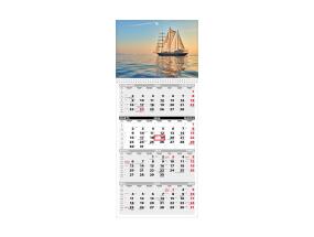 Seinakalender QUATTRO, avatud mõõt 297x760mm (PILT nr. 14) 00322/40502