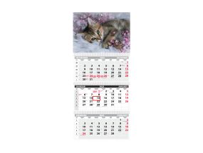 Wall calendar TRIO EXTRA, open size 297x640mm (PICTURE no. 16) 00319/40520