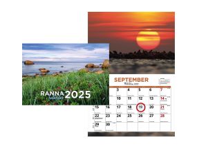 Wall calendar Beach calendar 297x420mm, staple binding 00326