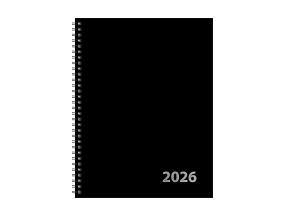 Raamatkalender NÄDAL A4 vertikaal, spiraalköide, plastkaaned 00047