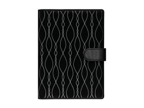 Raamatkalender Boss A5 PÄEV, spiraalköide, FASHION kaaned (MUST SHINING) 00070/40272