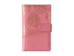 Calendar notebook Miniboss DAY, spiral binding, FASHION covers (DARK PINK) 00074/41177