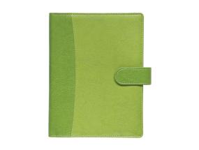 Raamatkalender Boss A5, NÄDAL vertikaal, spiraalköide, LUX kaaned (OLIIVIROHELINE) 00043/40301