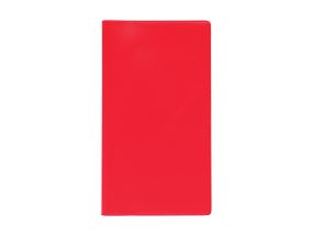 Pocket notebook M1, spiral binding, plastic covers (RED) 00250/40261