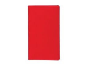 Pocket notebook Mini, spiral bound, LUX cover (RED) 00249/40312