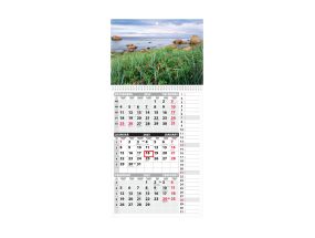 Wall calendar TRIO MEMO, open size 297x630mm (PICTURE no. 4) 00372/40316