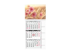 Wall calendar TRIO MEMO, open size 297x630mm (PICTURE no. 5) 00372/40317