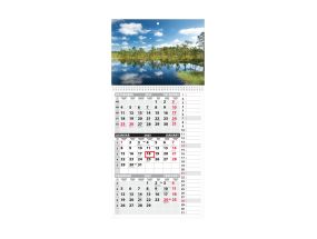 Wall calendar TRIO MEMO, open size 297x630mm (PICTURE no. 7) 00372/40319