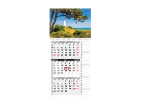 Wall calendar TRIO MEMO, open size 297x630mm (PICTURE no. 10) 00372/40322