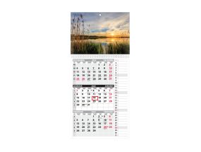 Wall calendar TRIO MEMO, open size 297x630mm (PICTURE no. 12) 00372/40324