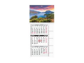 Wall calendar TRIO MEMO, open size 297x630mm (PICTURE no. 15) 00372/40327