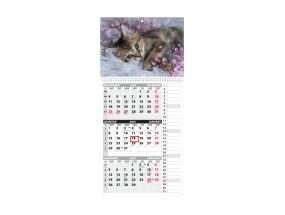 Wall calendar TRIO MEMO, open size 297x630mm (PICTURE no. 16) 00372/40328