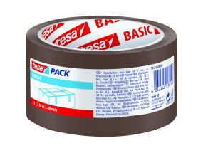 Packaging tape TESA Basic, 48mmx50m, brown