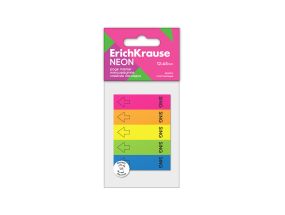 Järjehoidja ERICH KRAUSE Neon, 12х45 mm, 125 lehte, 5 värvi