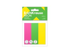Järjehoidja ERICH KRAUSE Neon, 25x75 mm, 300 lehte, 3 värvi