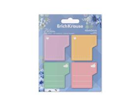 Järjehoidja ERICH KRAUSE Pastel Bloom, 45X45 mm, 80 lehte, 4 värvi