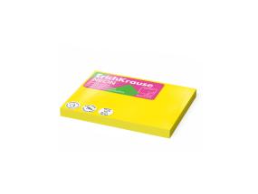 Märkmepaber ERICH KRAUSE Neon, 100х75 mm, 100 lehte, kollane