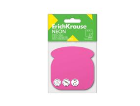 Märkmepaber ERICH KRAUSE Neon, Phone, 75х75 mm, 50 lehte, roosa