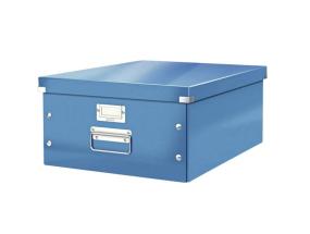 Pappkast kaanega Leitz Click & Store (L) 369x200x482mm sinine