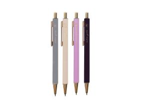 Pastapliiats mehaaniline INTEDRUK Satin Gold 0.7mm sinine